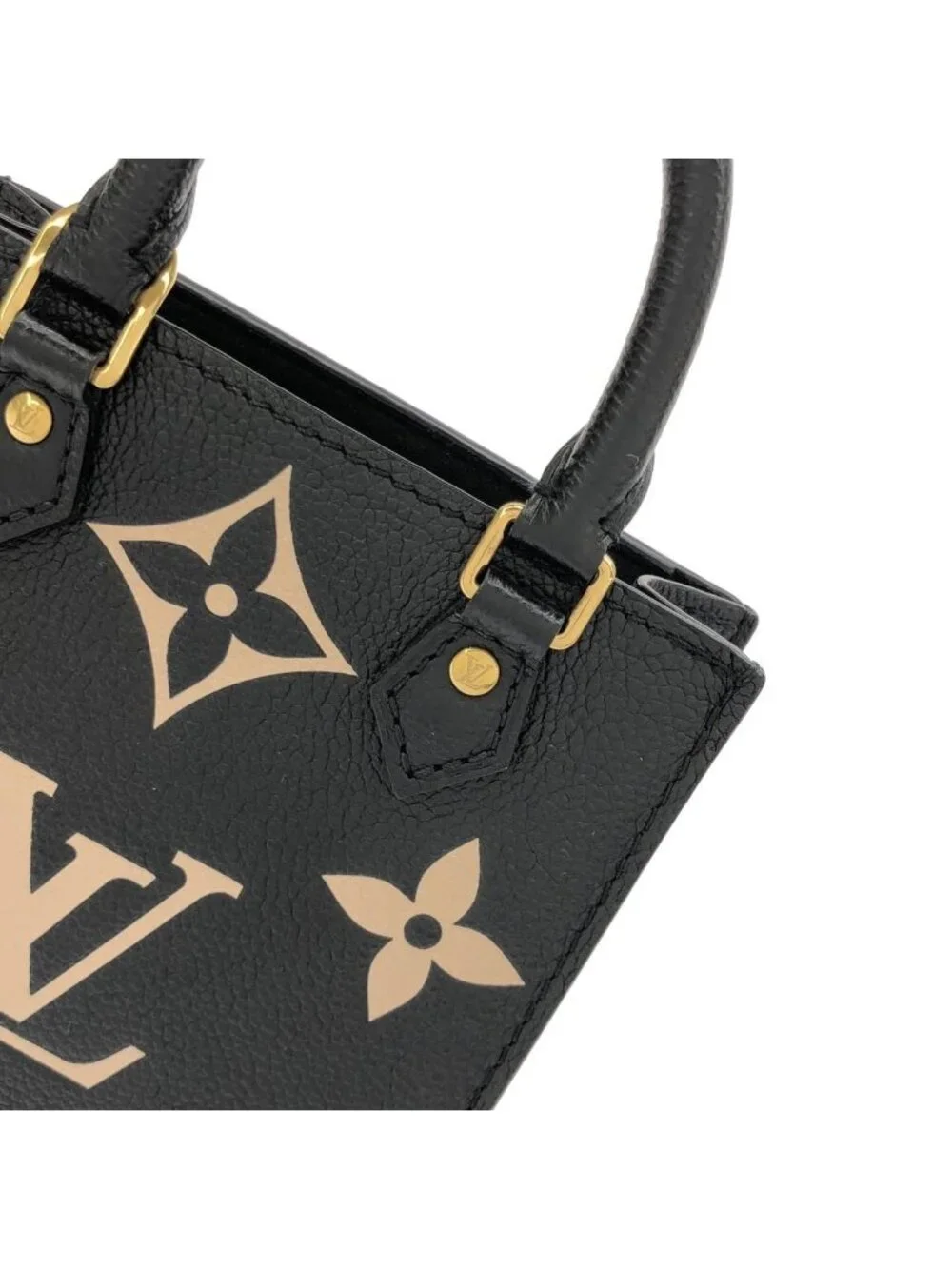 Louis Vuitton Bicolor Monogram Empreinte Petite Sac Plat Shoulder